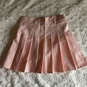 Pleated Pink Skirt